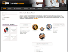 Tablet Screenshot of darkiepower.co.za